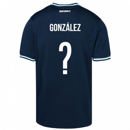 Kandiny Kinder Guatemala Erick González #0 Blau Auswärtstrikot Trikot 24-26 T-Shirt Österreich