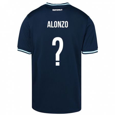 Kandiny Kinder Guatemala Anya Alonzo #0 Blau Auswärtstrikot Trikot 24-26 T-Shirt Österreich