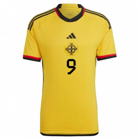 Kandiny Kinder Nordirland Simone Magill #9 Weiß Auswärtstrikot Trikot 24-26 T-Shirt Österreich