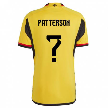 Kandiny Kinder Nordirland Jack Patterson #0 Weiß Auswärtstrikot Trikot 24-26 T-Shirt Österreich