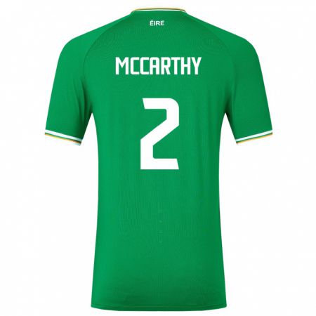 Kandiny Herren Irische Savannah Mccarthy #2 Grün Heimtrikot Trikot 24-26 T-Shirt Österreich