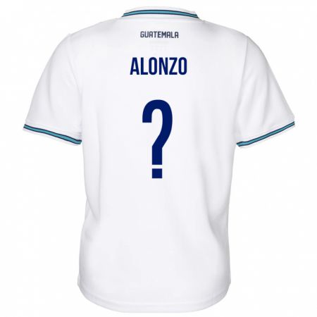 Kandiny Hombre Camiseta Guatemala Anya Alonzo #0 Blanco 1ª Equipación 24-26 La Camisa