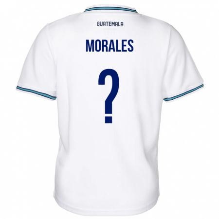 Kandiny Hombre Camiseta Guatemala Karla Morales #0 Blanco 1ª Equipación 24-26 La Camisa