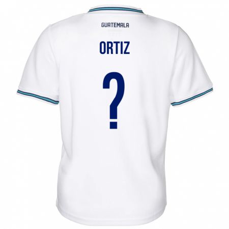 Kandiny Herren Guatemala Jenifer Ortiz #0 Weiß Heimtrikot Trikot 24-26 T-Shirt Österreich