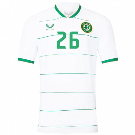 Kandiny Heren Ierland Tara O'hanlon #26 Wit Uitshirt Uittenue 24-26 T-Shirt