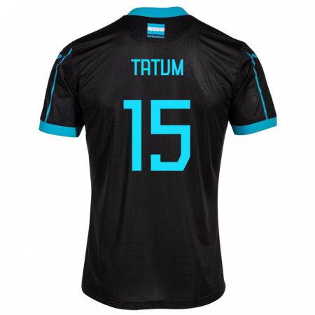 Kandiny Uomo Maglia Honduras Anfronit Tatum #15 Nero Kit Gara Away 24-26 Maglietta