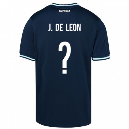 Kandiny Herren Guatemala Jose De Leon #0 Blau Auswärtstrikot Trikot 24-26 T-Shirt Österreich