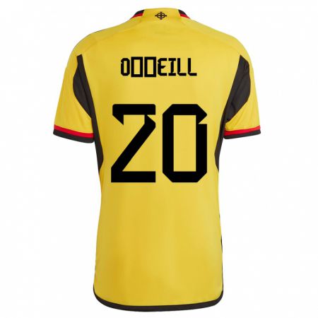 Kandiny Herren Nordirland Ceadach O’Neill #20 Weiß Auswärtstrikot Trikot 24-26 T-Shirt Österreich