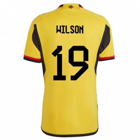 Kandiny Herren Nordirland Emily Wilson #19 Weiß Auswärtstrikot Trikot 24-26 T-Shirt Österreich