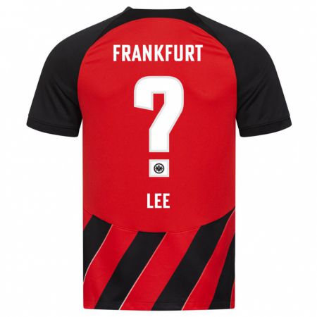 Kandiny Bambino Maglia Seong-Hyun Lee #0 Rosso Nero Kit Gara Home 2023/24 Maglietta