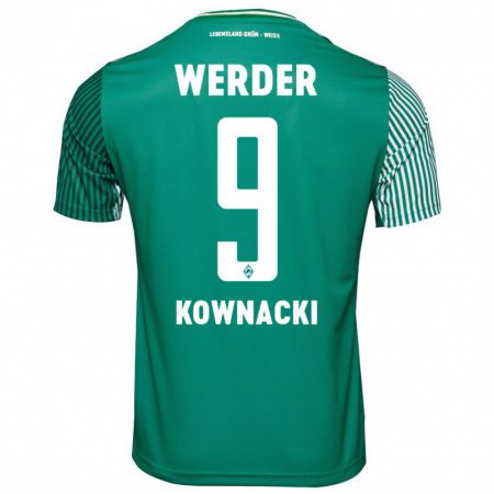 Kandiny Kinder Dawid Kownacki #9 Grün Heimtrikot Trikot 2023/24 T-Shirt Österreich