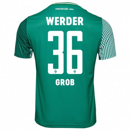 Kandiny Bambino Maglia Christian Groß #36 Verde Kit Gara Home 2023/24 Maglietta