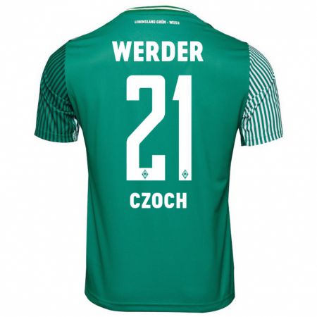 Kandiny Bambino Maglia Mike Czoch #21 Verde Kit Gara Home 2023/24 Maglietta