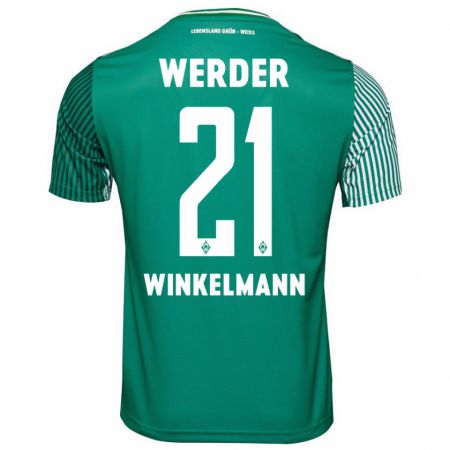 Kandiny Bambino Maglia Till Winkelmann #21 Verde Kit Gara Home 2023/24 Maglietta