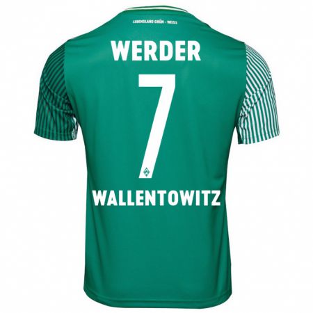 Kandiny Bambino Maglia Mika Wallentowitz #7 Verde Kit Gara Home 2023/24 Maglietta