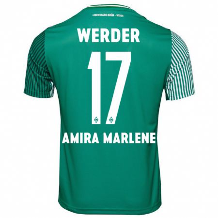 Kandiny Kinder Amira Marlene Dahl #17 Grün Heimtrikot Trikot 2023/24 T-Shirt Österreich