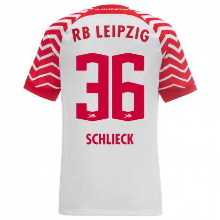 Kandiny Bambino Maglia Timo Schlieck #36 Bianco Kit Gara Home 2023/24 Maglietta