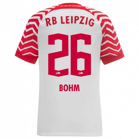 Kandiny Bambino Maglia Pepe Böhm #26 Bianco Kit Gara Home 2023/24 Maglietta