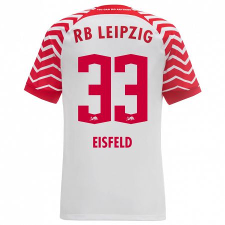 Kandiny Kinder Tom Eisfeld #33 Weiß Heimtrikot Trikot 2023/24 T-Shirt Österreich