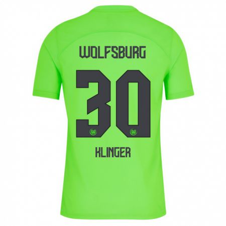 Kandiny Niño Camiseta Niklas Klinger #30 Verde 1ª Equipación 2023/24 La Camisa México