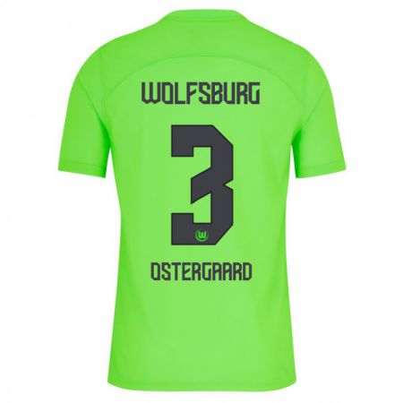 Kandiny Niño Camiseta Christian Östergaard #3 Verde 1ª Equipación 2023/24 La Camisa México