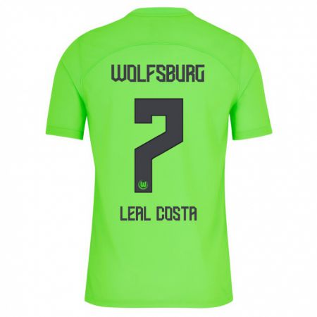 Kandiny Kinder David Leal Costa #7 Grün Heimtrikot Trikot 2023/24 T-Shirt Österreich