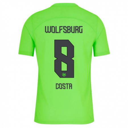 Kandiny Kinder Jesse Costa #8 Grün Heimtrikot Trikot 2023/24 T-Shirt Österreich