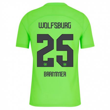 Kandiny Bambino Maglia Ole Brammer #25 Verde Kit Gara Home 2023/24 Maglietta