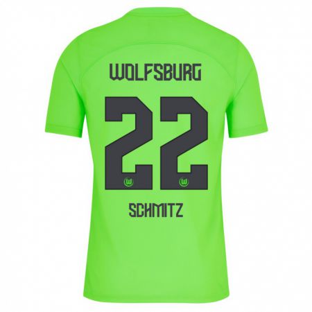 Kandiny Bambino Maglia Lisa Schmitz #22 Verde Kit Gara Home 2023/24 Maglietta