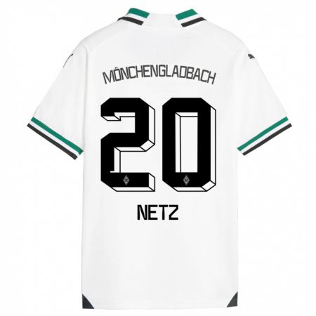 Kandiny Bambino Maglia Luca Netz #20 Bianco Verde Kit Gara Home 2023/24 Maglietta