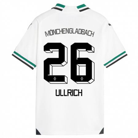 Kandiny Kinder Lukas Ullrich #26 Weiß Grün Heimtrikot Trikot 2023/24 T-Shirt Österreich