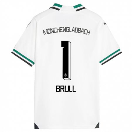 Kandiny Kinderen Maximilian Brüll #1 Wit Groen Thuisshirt Thuistenue 2023/24 T-Shirt België