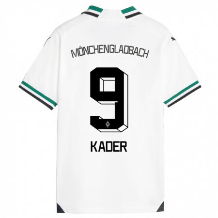 Kandiny Kinderen Cagatay Kader #9 Wit Groen Thuisshirt Thuistenue 2023/24 T-Shirt België