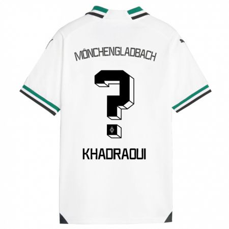 Kandiny Bambino Maglia Elias Khadraoui #0 Bianco Verde Kit Gara Home 2023/24 Maglietta