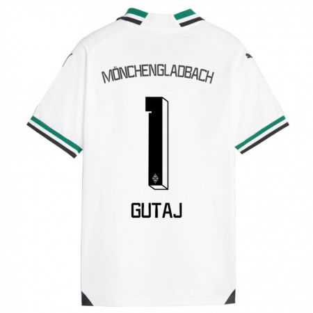 Kandiny Bambino Maglia Lindsay Gutaj #1 Bianco Verde Kit Gara Home 2023/24 Maglietta