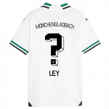 Kandiny Kinderen Marlon Ley #0 Wit Groen Thuisshirt Thuistenue 2023/24 T-Shirt België