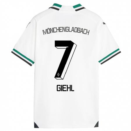 Kandiny Bambino Maglia Madita Giehl #7 Bianco Verde Kit Gara Home 2023/24 Maglietta