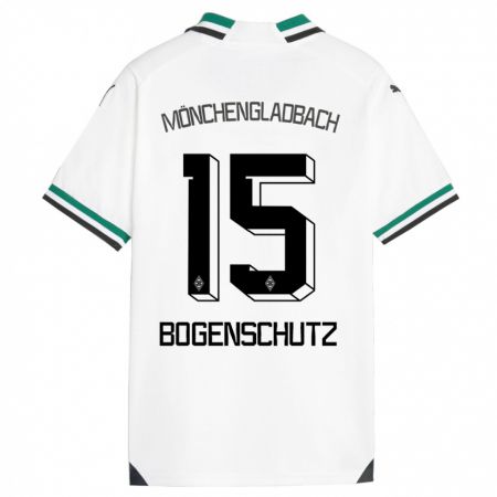 Kandiny Kinder Kerstin Bogenschutz #15 Weiß Grün Heimtrikot Trikot 2023/24 T-Shirt Österreich