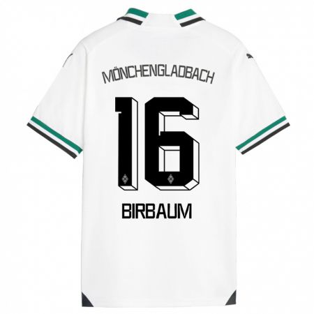 Kandiny Kinderen Anne Birbaum #16 Wit Groen Thuisshirt Thuistenue 2023/24 T-Shirt België