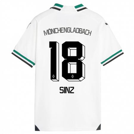 Kandiny Bambino Maglia Michelle Sinz #18 Bianco Verde Kit Gara Home 2023/24 Maglietta