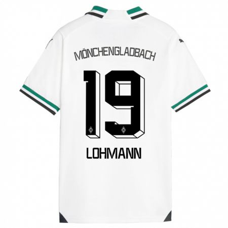 Kandiny Kinderen Mona Lohmann #19 Wit Groen Thuisshirt Thuistenue 2023/24 T-Shirt België