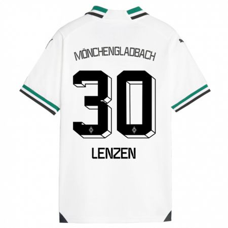 Kandiny Kinder Hannah Lenzen #30 Weiß Grün Heimtrikot Trikot 2023/24 T-Shirt Österreich