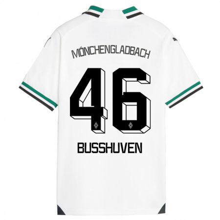 Kandiny Kinderen Alina Busshuven #46 Wit Groen Thuisshirt Thuistenue 2023/24 T-Shirt België