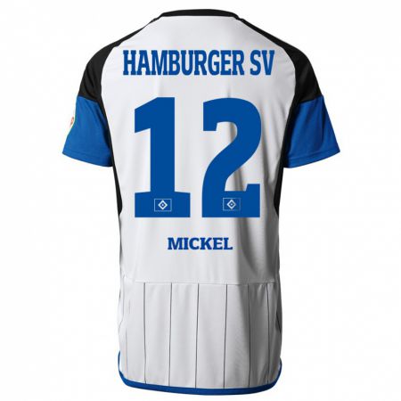 Kandiny Bambino Maglia Tom Mickel #12 Bianco Kit Gara Home 2023/24 Maglietta