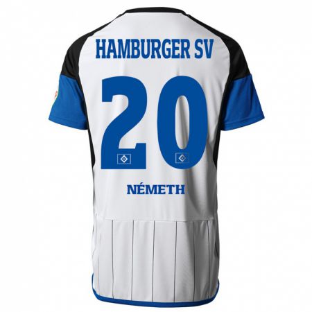 Kandiny Kinder András Németh #20 Weiß Heimtrikot Trikot 2023/24 T-Shirt Österreich