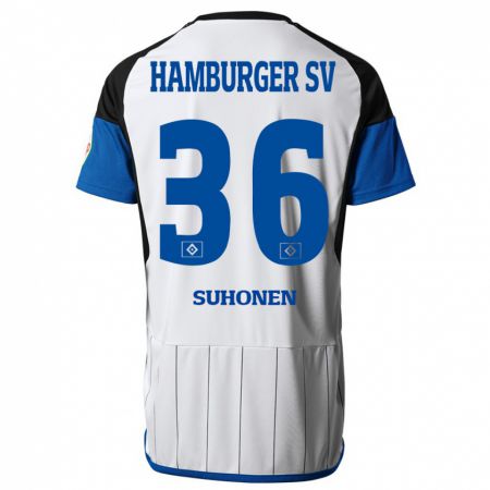 Kandiny Bambino Maglia Anssi Suhonen #36 Bianco Kit Gara Home 2023/24 Maglietta