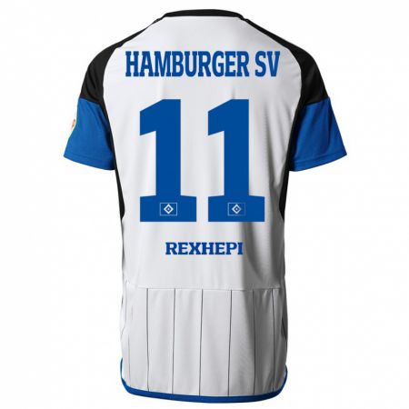 Kandiny Kinder Arlind Rexhepi #11 Weiß Heimtrikot Trikot 2023/24 T-Shirt Österreich