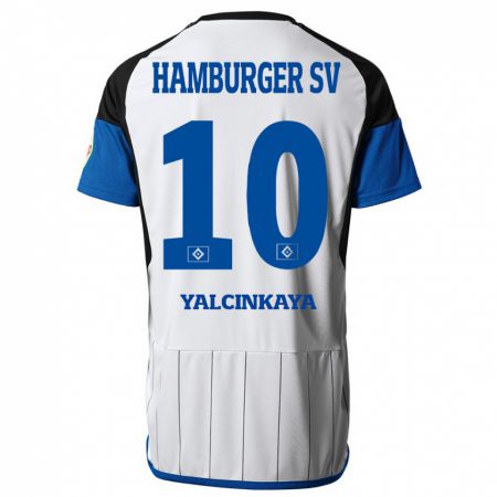 Kandiny Bambino Maglia Bilal Yalcinkaya #10 Bianco Kit Gara Home 2023/24 Maglietta