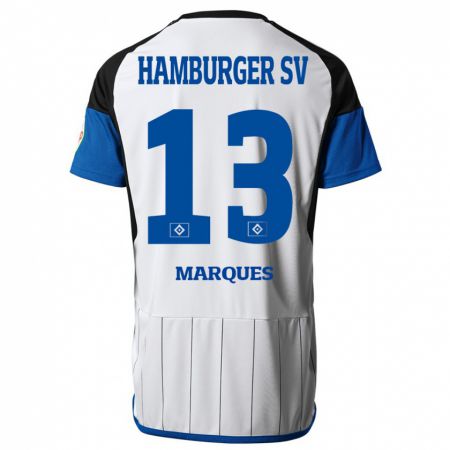 Kandiny Bambino Maglia Alex Da Graca Marques #13 Bianco Kit Gara Home 2023/24 Maglietta