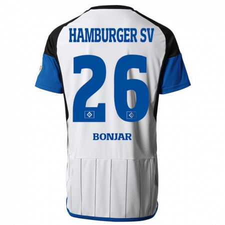 Kandiny Kinder Amir Bonjar #26 Weiß Heimtrikot Trikot 2023/24 T-Shirt Österreich